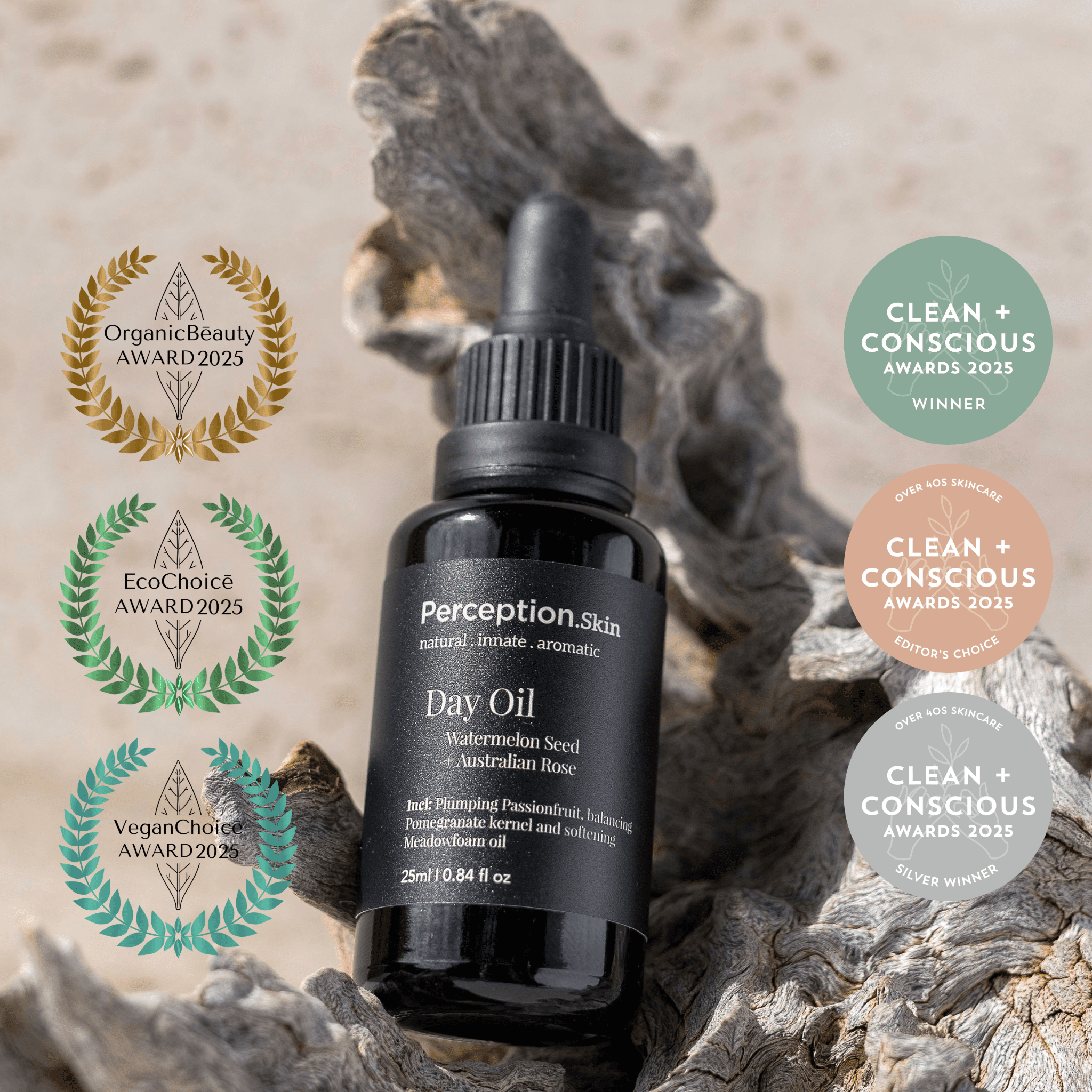 Award - Winning Watermelon Seed + Australian Rose Day Oil - Perception Skin