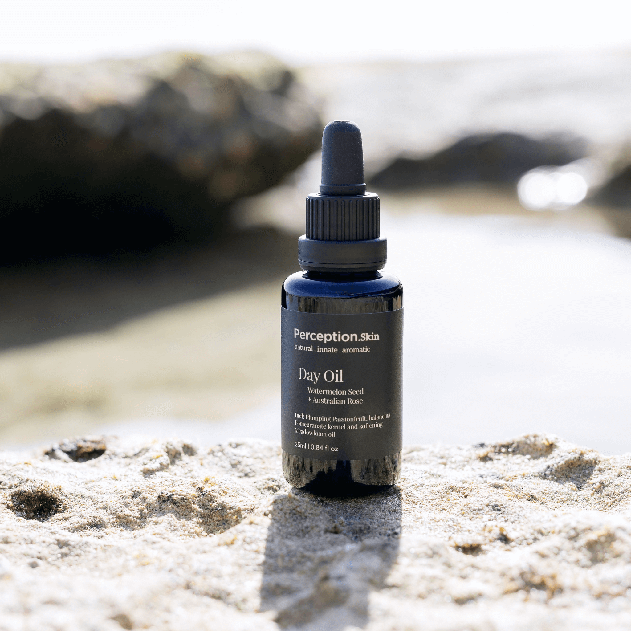 Perception Skin Watermelon Seed + Australian Rose Day Oil beach 