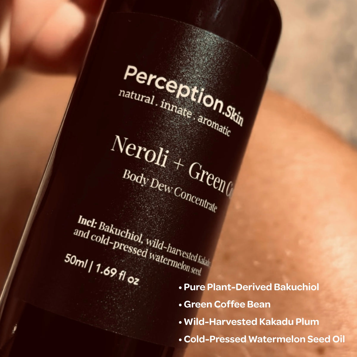 Neroli + Green Coffee Body Dew | Biomimetic Concentrate - Perception Skin